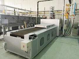 De Strook Onthardingsoven van hoge Precisiemesh belt type optical glass, Max. 750 °C