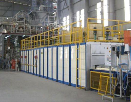 Container Industriële glazen oven met een effectief volume van 0,5-3,5 m3 en gasbrandstoftype