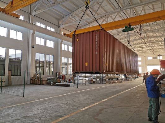 Industriële glazen oven voor de productie van containers 110-125 m3/t Verbruik en 0,5-3,5 m3 effectief volume