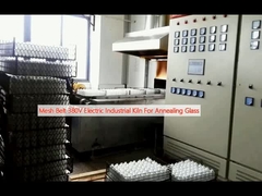 Mesh Belt 380V Elektrische industriële oven voor het opwarmen van glas