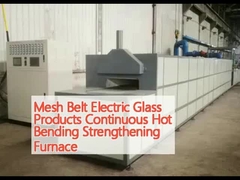 Mesh Belt Electric Glass Products Continuous Hot Bending Versterkingsoven