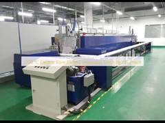 1700 °C Elektrische zeldzame aarde continu mesh gordeloven