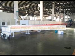 Continu productie horizontale glazen gloeioven