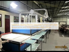 Elektrische industriële oven voor industriële verwarming met hoge temperatuur en roldiameter Ø60-120 mm