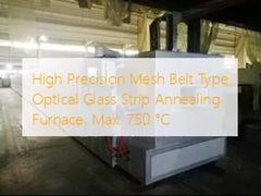De Strook Onthardingsoven van hoge Precisiemesh belt type optical glass, Max. 750 °C