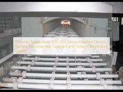 Gangbare temperatuur 1000-1800 Celsius Industriële keramische oven die warmtebehandeling en uniforme temperatuurregeling biedt